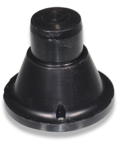 Foot PVC for post of flat steel